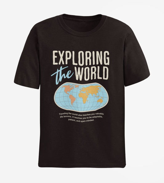 Exploring The World Unisex Half Sleeve T-shirt