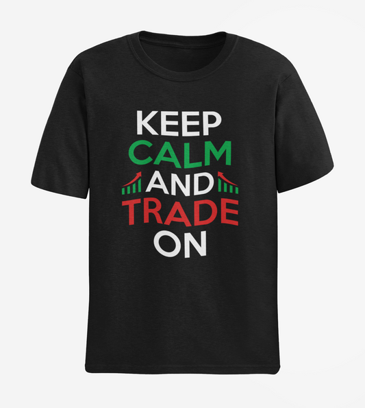 Keep Calm Trade On Unisex Half Sleeve T-shirt
