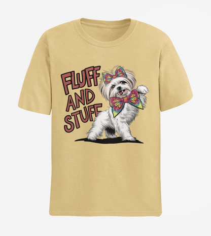 Fluff And Stuff Unisex Half Sleeve T-shirt